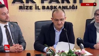 AK Parti Rize İl Başkanı Ayar görevinden istifa ettiğini duyurdu