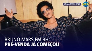 Bruno Mars em BH: pré-venda de ingressos começa nesta terça-feira