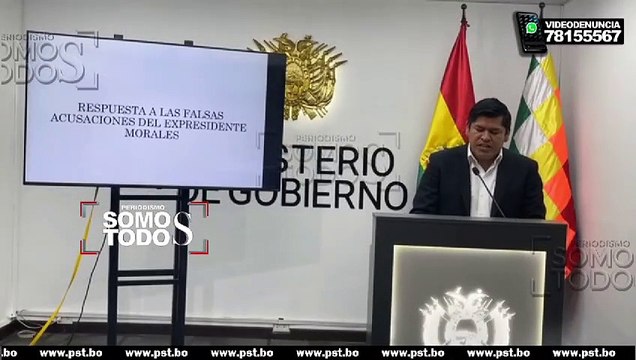 JAIME MAMANI VICEMINISTRO DE SUSTANCIAS CONTROLADAS RESPONSABILIZA A EVO MORALES POR SI LE PASA ALGO A ÉL O SU FAMILIA