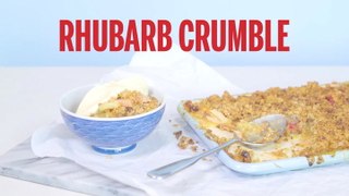 Rhubarb Crumble Recipe | GoodToEat