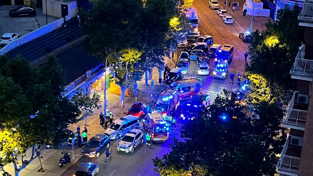 Varios heridos tras una reyerta entre feriantes junto al Bernabéu