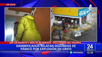 Explosión en VMT: familias están a la intemperie debido a graves daños en sus viviendas