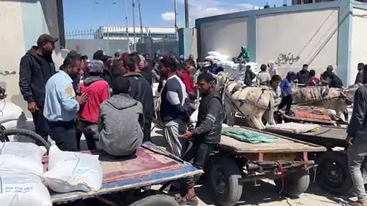 La UNRWA suspende distribución de alimentos en Rafah, en el sur de Gaza