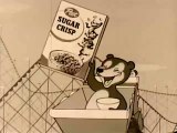 1950s Sugar Crisp cereal TV commercial - 3 Sugar bears roller coaster