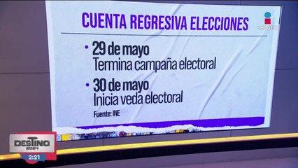 ¿Cuándo termina la campaña electoral?