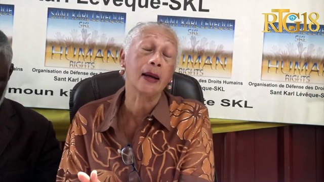 Sant Karl Lévêque reyaji sou arestasyon sekretè jeneral Sena Repiblik la Marie Nelly Verpile Boyer.