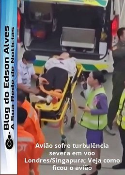 Avião sofre turbulência severa em voo Londres/Singapura; Veja como ficou o avião