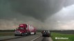 Tornado leaves field of debris after crossing highway in Iowa