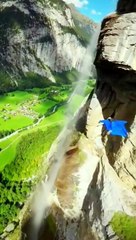 Human flying amazing