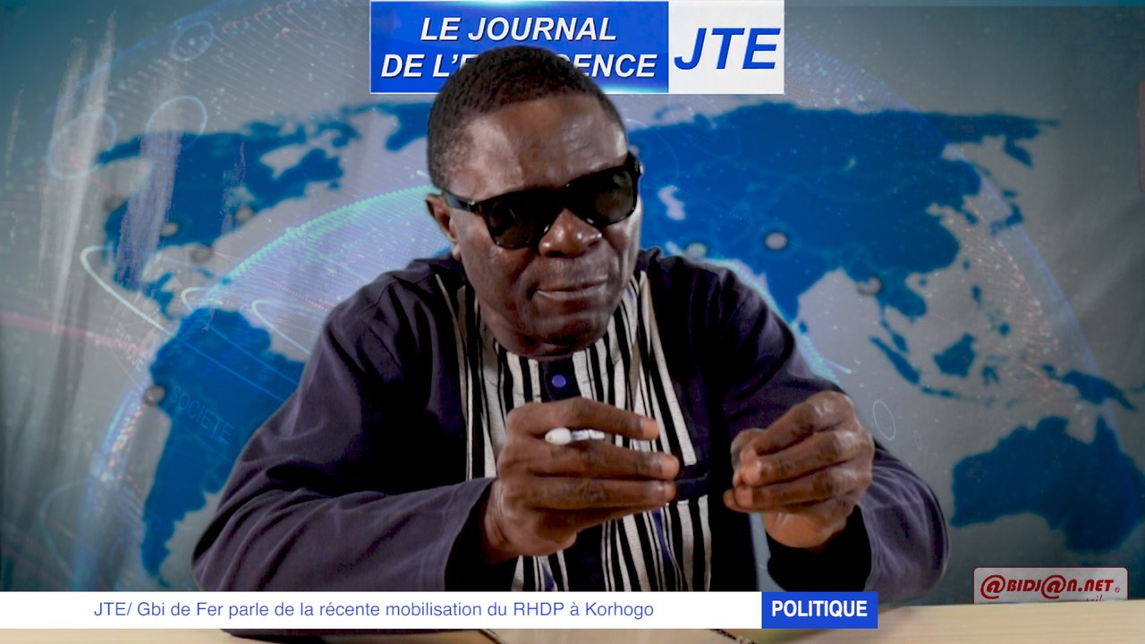 JTE/ Gbi de Fer parle de la récente mobilisation du RHDP à Korhogo