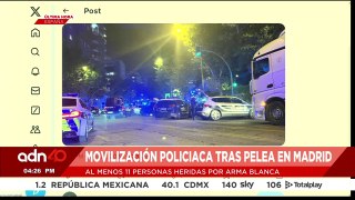 ¡Última Hora! Movilización policiaca tras pelea en Madrid