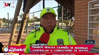 POLICIA BUSCA QUE MOTOCICLISTAS TOMEN CONCIENCIA POR SU SEGURIDAD