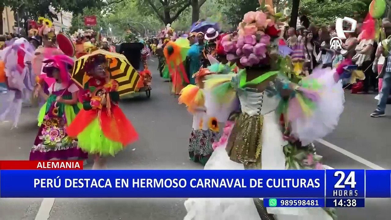 Cultura peruana destaca en el carnaval de las culturas en Berlín