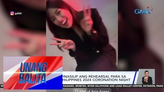 Gabbi Garcia, ipinasilip ang rehearsal para sa Miss Universe Philippines 2024 Coronation Night | Unang Balita