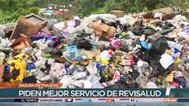 Residentes de Tinajitas denuncian que viven inundados en basura y moscas