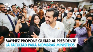 Jorge Álvarez Máynez propone quitar al Presidente la facultad para nombrar ministros