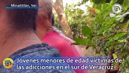 Jóvenes menores de edad víctimas de las adicciones en el sur de Veracruz
