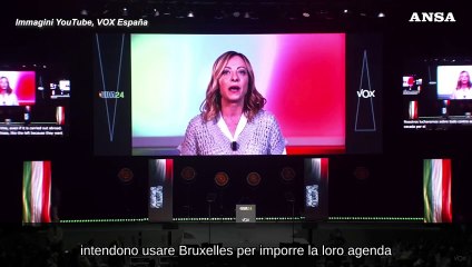 Meloni: "Priorita' tutte sbagliate, costruire Ue diversa"