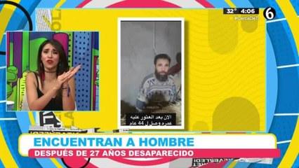 Encuentran a hombre después de 27 años desaparecido