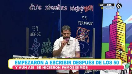 Escribieron después de los 50 años y se hicieron famosos