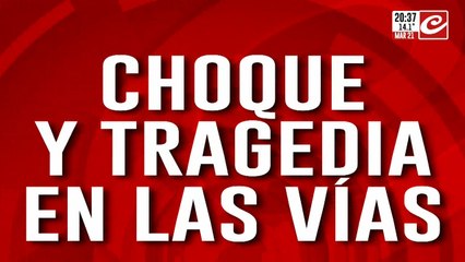Tren arrolló un auto mientras cruzaba la barrera: hay un muerto