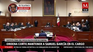 Samuel García permanecerá en su cargo hasta el final del juicio político en su contra