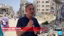 Gaza: evacuación improvisada de pacientes en el hospital de Jabalia tras bombardeo israelí