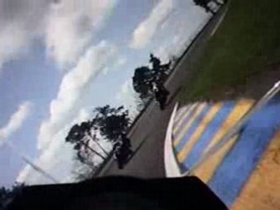 camera embarquée moto le mans kawa zx6rr