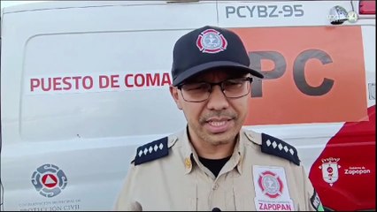 Se registra este martes incendio forestal en el cerro del colli en el municipio de Zapopan