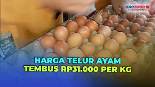 Warga Resah! Harga Telur Ayam di Pasar Panimbang Pandeglang Banten Tembus Rp31.000 per Kg
