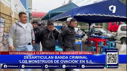 SJL: capturan a peligrosos extorsionadores mientras comían ceviche