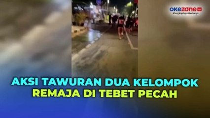 Descargar video: Detik-Detik Aksi Dua Kelompok Tawuran di Tebet Pecah, Saling Serang dengan Sajam