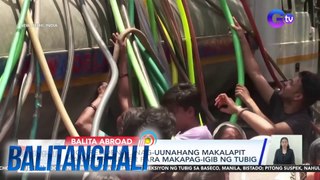 Mga residente, naguunahang makalapit sa water tanker para makapag0igib ng tubig | Balitanghali