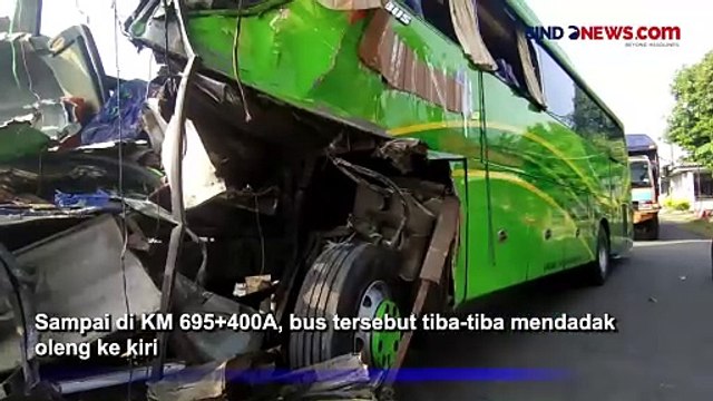 Kecelakaan Bus Rombongan SMP PGRI 1 Wonosari di Tol Jombang, 2 Tewas dan 15 Luka-Luka
