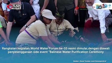 Puji Persiapan WWF ke-10 di Bali, Presiden World Water Council: Luar Biasa