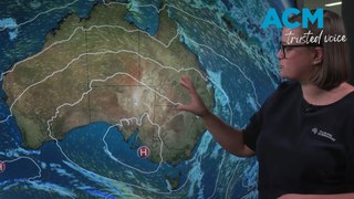 Cold front moving over south and east of Australia
