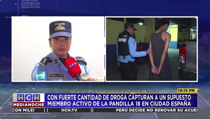 Con fuerte cantidad de supuesta droga detienen a una persona en Ciudad España