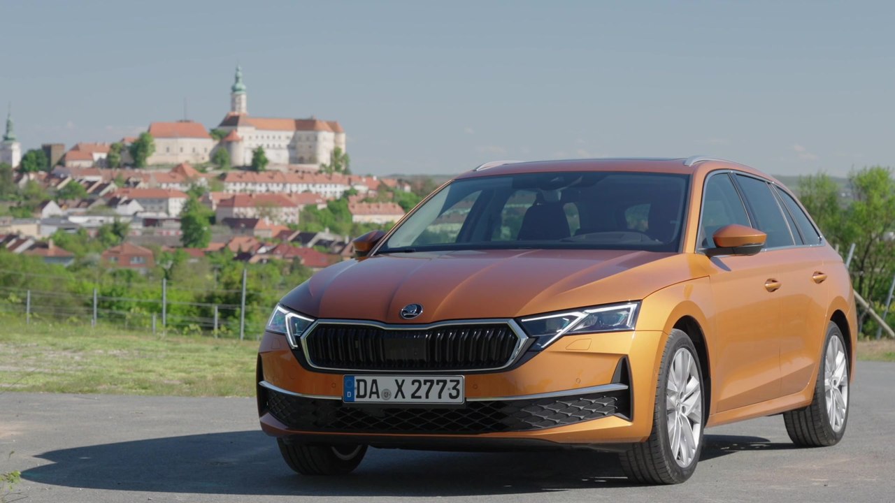 Der neue Škoda Octavia -  Nachgeschärftes Karosseriedesign, modernste Scheinwerfer und Technologien