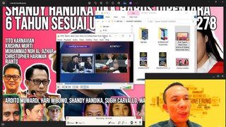 PIDANAKAN SHANDY HANDIKA ARDITO MUWARDI DKK: PAKAI VIDEO CCTV REKAYASA TITO KARNAVIAN KRISHNA MURTI