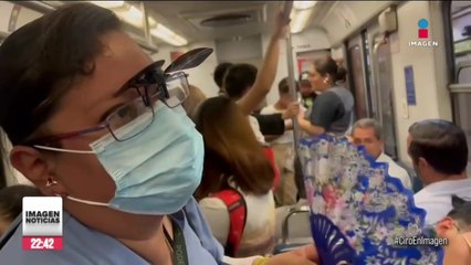 Ola de calor en CDMX ha provocado sensaciones térmicas extremas en el Metro