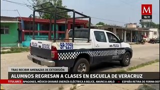 Reanudan clases en escuela primaria de Veracruz; recibieron amenazas de extorsión