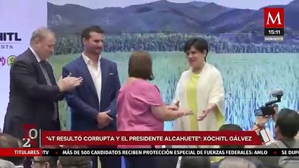 Xóchitl Gálvez afirma que "La 4T resultó corrupta y el Presidente alcahuete"