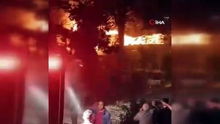 Amasya’da köyde yanan ev alevlere teslim oldu