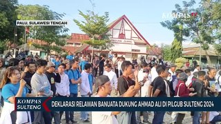 Deklarasi Relawan Banuata Dukung Ahmad Ali di Pilgub Sulteng 2024
