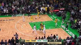 Brown sends Pacers-Celtics into OT with a clutch three