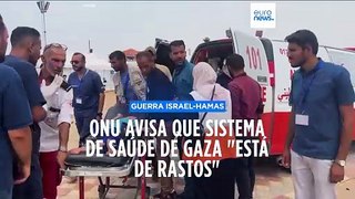 ONU avisa que sistema de saúde de Gaza 