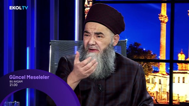 Cübbeli Ahmet Hoca bu akşam saat 21:00'da canlı olarak Ekol TV'de Güncel Meseleler programında!