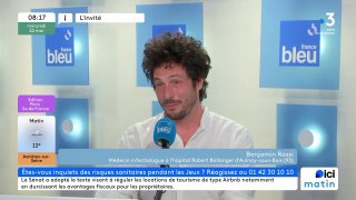22/05/2024 : Benjamin Rossi, infectiologue, invité de France Bleu Paris