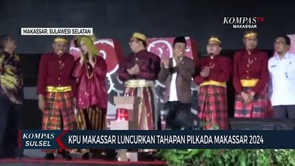 KPU Makassar Luncurkan Tahapan Pilkada Makassar 2024