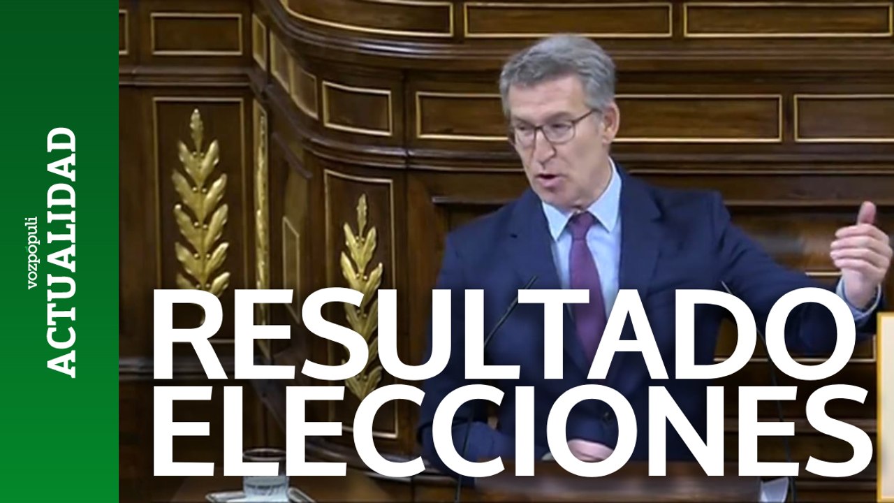 Feijóo, a Sánchez: "Le aclaro que usted ha perdido las elecciones"